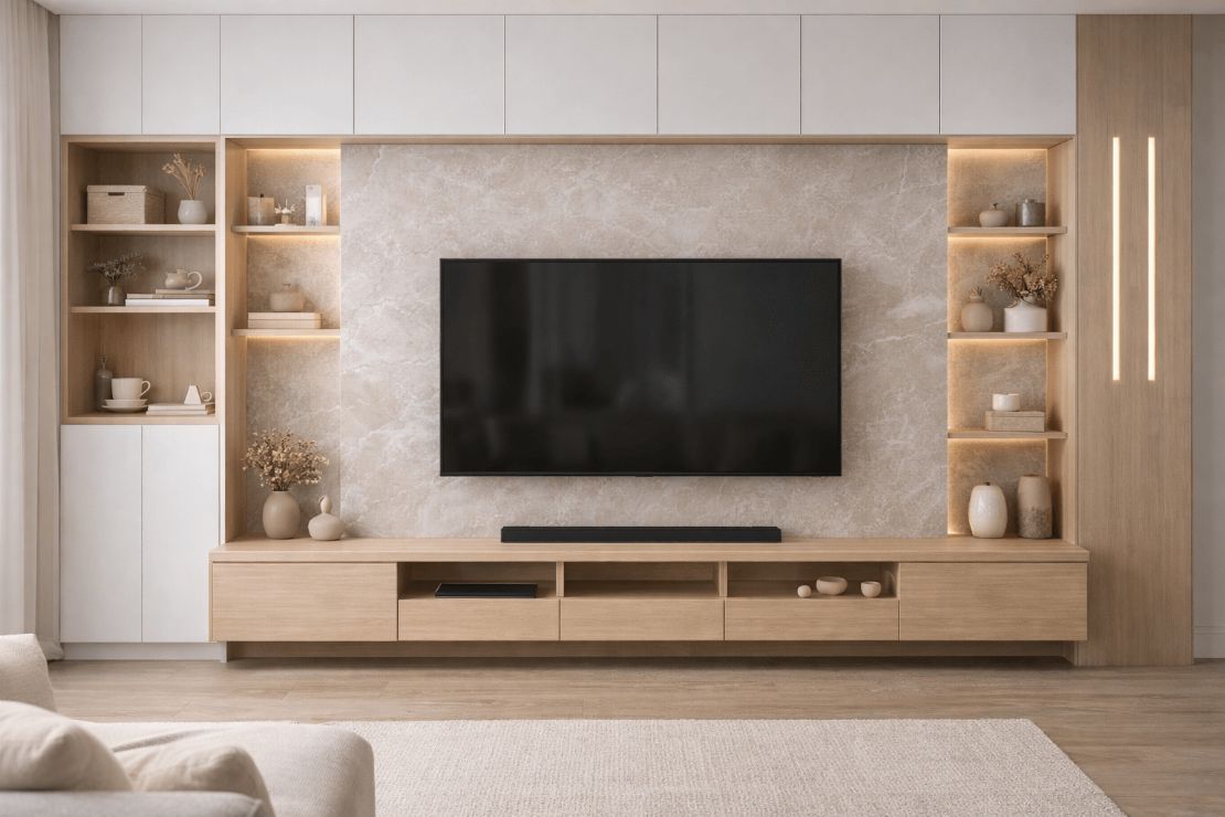 電視牆怎麼設計才好看？裝潢前必懂的關鍵細節